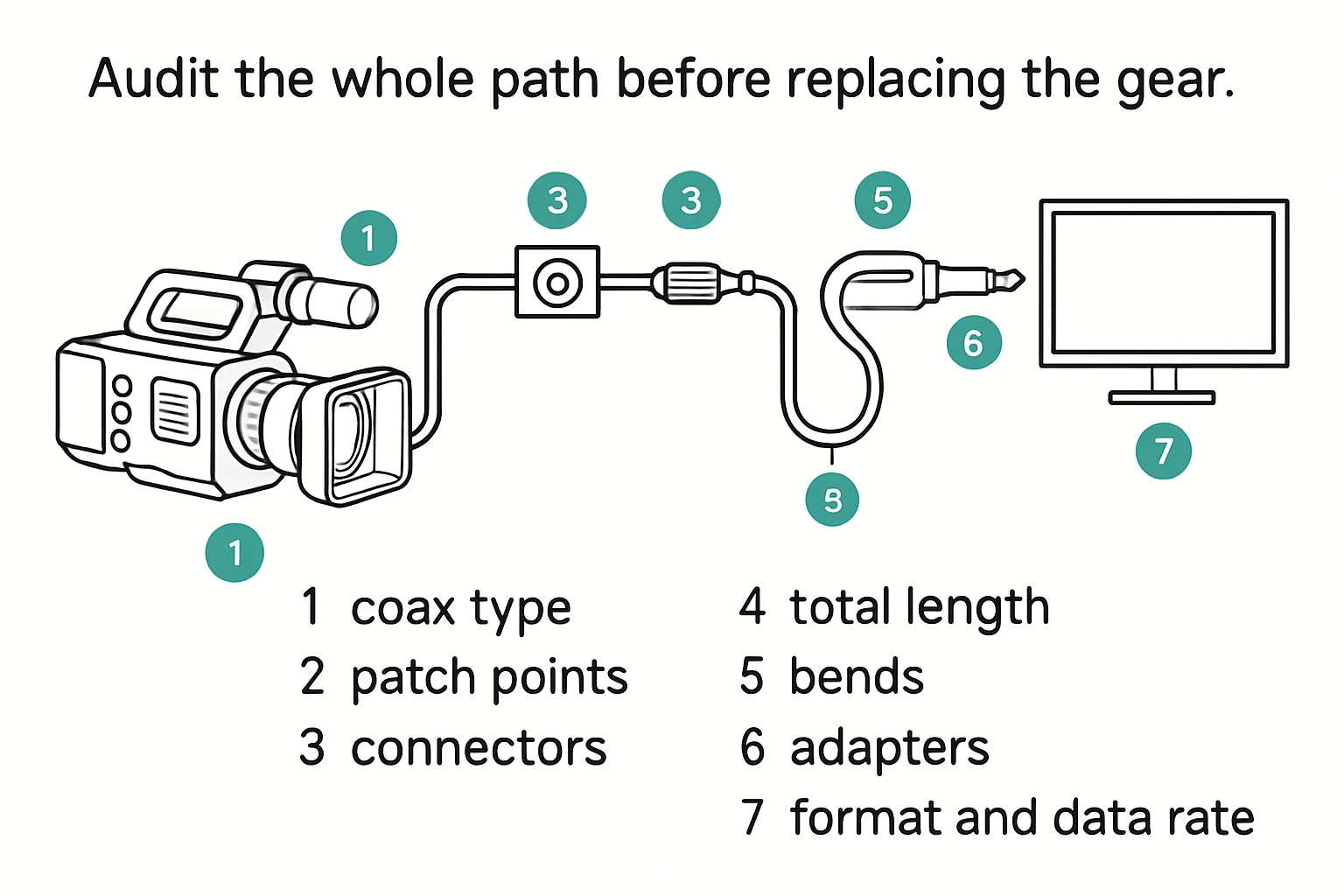Diagram: Audit the whole path before replacing the gear.